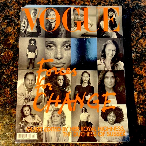 British Vogue guest edited by Meghan Markle - Picture 1 of 3